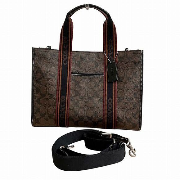 Coach Signature 2way tote bag - Picture 1 of 9